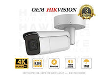Load image into Gallery viewer, 4K PoE Security IP Camera - Compatible with Hikvision DS-2CD2685G0-IZS UltraHD 8MP Vari-Focal EXIR Bullet Onvif Weatherproof 2.8-12mm Motorized Lens English Version Firmware
