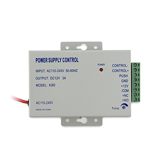 Professional Power Supply Unit for Door Access Control 110~240V AC Input with DC 12V/3A Output