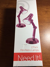 Load image into Gallery viewer, Radioshack 2 Pack Mini Retro Lamps
