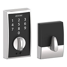 Load image into Gallery viewer, Schlage Touch Century Deadbolt (Bright Chrome) BE375 CEN 625
