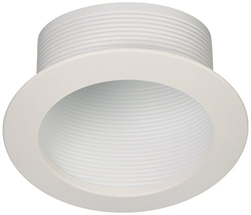 Nicor Lighting 6 In. White Recessed Slope Trim With Baffle (17711)