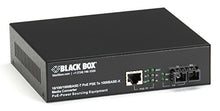 Load image into Gallery viewer, Black Box Gb PoE MED Conv 10/100/1000Mb COP to 1000Mb MM FBR 850nm 550m SC
