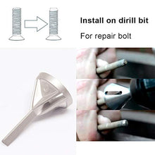 Load image into Gallery viewer, Mcoplus Deburring External Chamfer Tool(2pc/Package), Thread Repair,Bolt Thread Repair Tool for Drill Bit Size 8-32 Bolts
