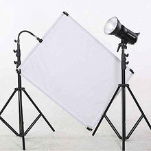 Load image into Gallery viewer, 28cm Flexible Bendable Flash Light Stand Black Steel Wire Pipe Overarm Bracket with 1/4 Inch Screw Male Female Holes
