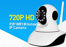 Load image into Gallery viewer, Quanmin HD 720P Wireless IP Camera Indoor P2P with IR Cut WiFi Webcam Night Vision Pan Tilt Network Security Camera
