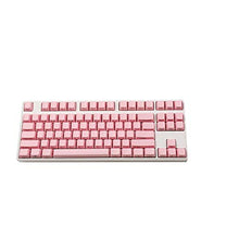 Load image into Gallery viewer, Side-Printed Thick PBT OEM Profile 87 ANSI Keycaps for MX Switches Mechanical Keyboard (Only Keycap) (Pink)
