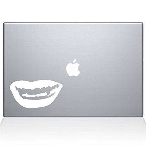 The Decal Guru Vampire Lips MacBook Decal Vinyl Sticker - 15