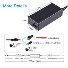 Load image into Gallery viewer, 12V 5A Power Adapter AC 100-220V to DC 60W Power Supply Cord for LCD Monitor LED Strip Light DVR NVR Security Cameras System CCTV Accessories with Converter

