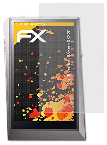 atFoliX Screen Protector Compatible with IRiver Astell&Kern AK320 Screen Protection Film, Anti-Reflective and Shock-Absorbing FX Protector Film (3X)