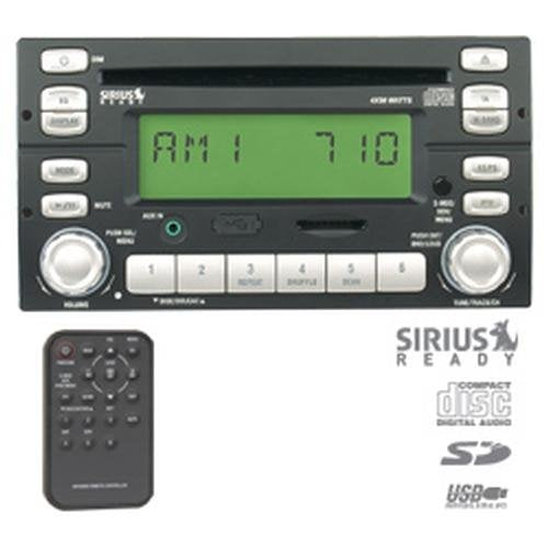 Magandyne M1-CD In-Dash AM/FM/Weather Band CD Receiver with front panel USB/SD and AUX input