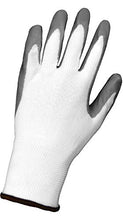 Load image into Gallery viewer, Global Glove 550E Gripster Economy Ultra Light Nitrile Glove with Knit Wrist Liner, Work, Extra Large, Gray/White (Case of 72)
