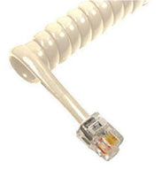 Cablesys ICHC412FMC 12' Telephone Handset Cord Misty Cream by Cablesys