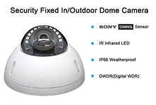 Load image into Gallery viewer, 101AV 1080P True Full-HD 4in1 (TVI, AHD, CVI, CVBS) 2.8mm Fixed Lens IR Indoor Outdoor Dome Camera SONY 2.4 Megapixel STARVIS Image Sensor BACK-ILLUMINATED IMAGE SENSOR 20 meter IR Range DWDR OSD IP66
