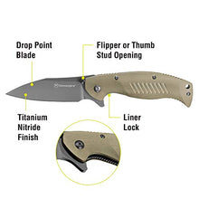 Load image into Gallery viewer, Kilimanjaro 910028 KJ910028 Fixed Blade,Hunting Knife,Outdoor,campingkitchen, One Size, Brown
