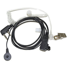 Load image into Gallery viewer, HQRP 2 Pin Acoustic Tube Earpiece Headset Mic for Retevis H-777, RT-5R, RT-5RV, RT-B6 + HQRP UV Meter
