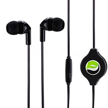 Load image into Gallery viewer, Premium Sound Retractable Headset Earphones Dual Earbuds w Microphone for Boost Mobile LG G Flex 2 - Boost Mobile LG G Stylo - Boost Mobile LG G3 - Boost Mobile LG K3 - Boost Mobile LG Optimus F7
