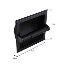 Load image into Gallery viewer, Design House 539254â Millbridge Recessed Toilet Paper Holder, Oil Rubbed Bronze Finish, One Size
