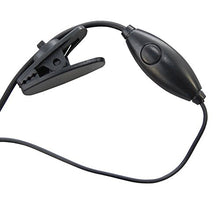 Load image into Gallery viewer, HQRP Set: 2PCS 2-Pin External Ear Loop Hands Free with Push-to-Talk Microphone for Motorola Radio Devices CLS Series: CLS1110 CLS1410 CLS1413 CLS1450 CLS1450C CLS1450CB VL50 Plus HQRP UV Meter
