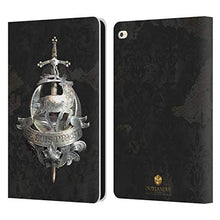 Load image into Gallery viewer, Head Case Designs Officially Licensed Outlander Fraser Brooch Seals and Icons Leather Book Wallet Case Cover Compatible with Apple iPad Air 2 (2014)
