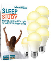 Load image into Gallery viewer, Miracle LED 602015 Sleep Study 9W Light Bulb (6-Pack)
