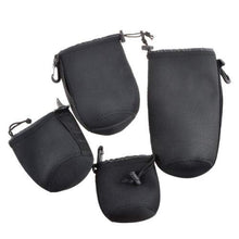 Load image into Gallery viewer, 4pcs Neoprene Soft for DLSR Camera Lens Pouch Case Bag Protector S+M+L+XL Size
