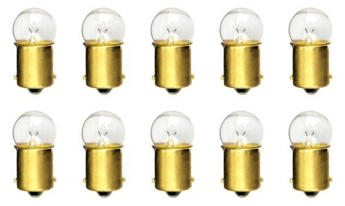 CEC Industries #81 Bulbs, 6.5 V, 6.63 W, BA15s Base, G-6 shape (Box of 10)