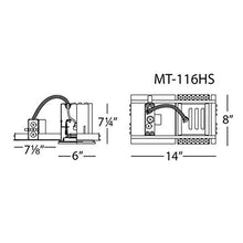 Load image into Gallery viewer, WAC Lighting MT-116HS Multi Spot Housing for MT116 Fixture
