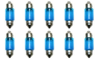 CEC Industries #3175B (Blue) Bulbs, 12 V, 10 W, SV8.5-8 Base, T-3.25 shape (Box of 10)