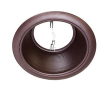 Load image into Gallery viewer, NICOR Lighting 6 inch Oil-Rubbed Bronze Recessed Baffle Trim, Fits 6 inch Housings (17511OB-OB)
