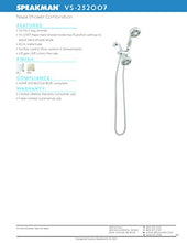 Load image into Gallery viewer, Speakman VS-232007-BN Napa Anystream 2-Way Shower Combination, 2.5 GPM, Brushed Nickel
