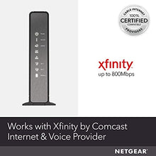 Load image into Gallery viewer, NETGEAR Nighthawk AC1900 (24x8) DOCSIS 3.0 WiFi Cable Modem Router Combo For XFINITY Internet &amp; Voice (C7100V) Ideal for Xfinity Internet and Voice services
