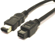 Load image into Gallery viewer, yan New Firewire 800/400 9 Pin to 6 Pin Cable 9-Pin 6-Pin IEEE 1394B Data Transfer
