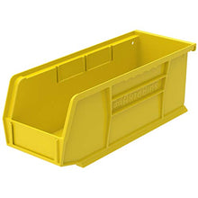 Load image into Gallery viewer, Akro-Mils 30224 AkroBins Plastic Storage Bin Hanging Stacking Containers, (11-Inch x 4-Inch x 4-Inch), Yellow, (12-Pack) (30224YELLO)
