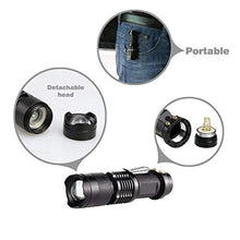 Load image into Gallery viewer, BESTSUN Small Tactical Flashlight 7W 300LM Mini 3-Mode LED Flashlight Torch Adjustable Focus Zoom Light Lamp
