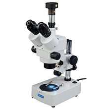 Load image into Gallery viewer, OMAX 3.5X-90X Trinocular Zoom Stereo Microscope with 10MP Digital Camera
