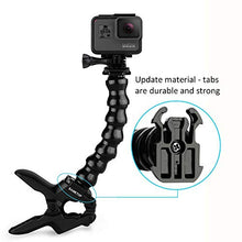 Load image into Gallery viewer, Sametop Jaws Flex Clamp Mount With Adjustable Gooseneck Compatible With Gopro Hero 8, 7, 6, 5, 4, Se
