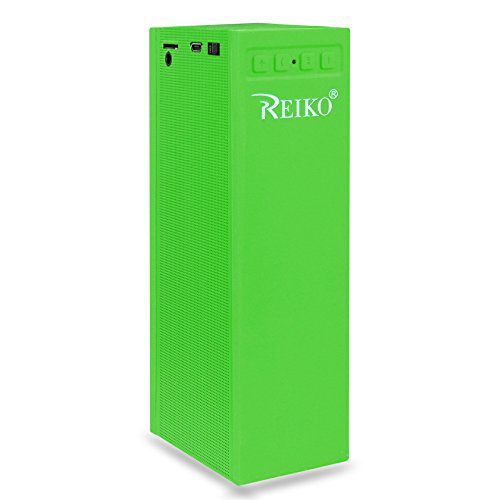 Reiko Universal Bluetooth Speaker for iPhone/iPad/iPod Mp3 Player/Smartphones - Retail Packaging - Green