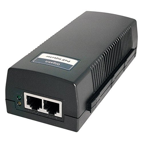 DiySecurityCameraWorld- 30W High Power Gigabit PoE Injector, IEEE 802.3at/af Compliant, PoE Plus(PoE+) Standard