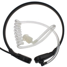 Load image into Gallery viewer, AOER Throat Mic Covert Acoustic Tube Earpiece Headset with Finger Ptt Compatible for 2 Pin Two Way Radio Walkie Talkie Motorola P88, Cp040. Cp100, Cp110, Cp125, Cp150, Cp200, Cp250, Cp300
