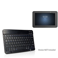 Zebra ET50 (10.1 in) Keyboard, BoxWave [SlimKeys Bluetooth Keyboard] Portable Keyboard with Integrated Commands for Zebra ET50 (10.1 in) - Jet Black