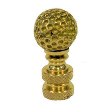 Load image into Gallery viewer, Solid Brass Golf Ball Lamp Shade Finial
