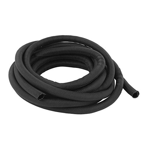 Aexit 8mm PET Wiring & Connecting Cable Wire Wrap Tube Opening Flexible Sleeving Heat-Shrink Tubing 3 Meter