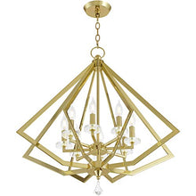 Load image into Gallery viewer, Livex Lighting 50668-02 Chandelier, Polished Brass
