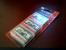 Load image into Gallery viewer, 1998 Sony Electronics, Inc. Sony Microcassette 60 Minutes 3-pack Microcassette Set #3mc60b2n Blister Package Version---tape Speed 1.2 Cm/s Record Time 120 Min.(2x60 Min.)---tape Speed 2.4cm/s 60 Min.
