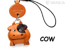 Load image into Gallery viewer, Cow Leather Animal mobile/Cellphone Charm VANCA CRAFT-Collectible Cute Mascot Made in Japan
