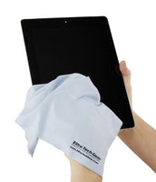 Elite Tech Gear - 4 Blue OVERSIZED Microfiber Cloths, The Most Amazing Microfiber Cleaning Cloths - Perfect For Cleaning All Electronic Device Screens, Eyeglasses & Delicate Surfaces 12
