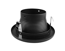 Load image into Gallery viewer, NICOR Lighting 4 inch Black Recessed Baffle Trim for MR16 Bulb (14002BK)
