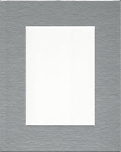 Load image into Gallery viewer, Pack of 5 18x24 Silver Picture Mats with White Core, for 13x19 Pictures
