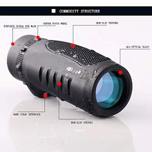 Load image into Gallery viewer, 10x32 Monocular Telescope, Continuous Zoom HD Retractable Portable for Outdoor Activities, Bird Watching, Hiking, Camping.
