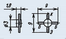 Load image into Gallery viewer, Transistor silicon military 2T642A-2 8,15GHz USSR 1 pcs
